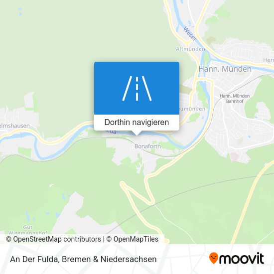 An Der Fulda Karte