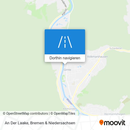 An Der Laake Karte