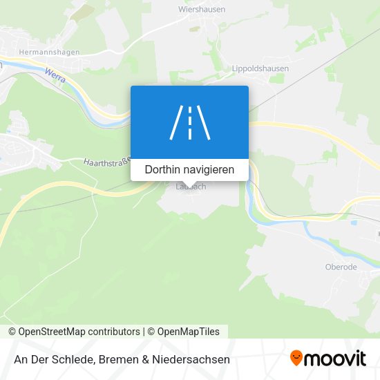 An Der Schlede Karte