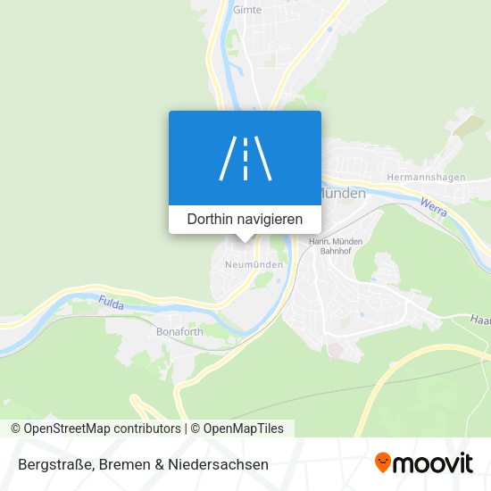 Bergstraße Karte