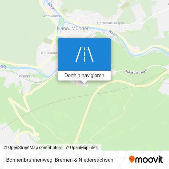 Bohnenbrunnenweg Karte