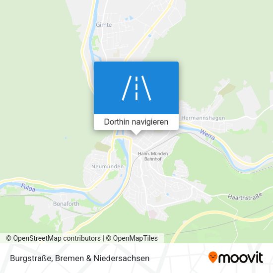 Burgstraße Karte