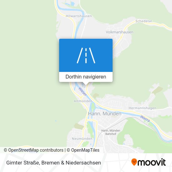 Gimter Straße Karte