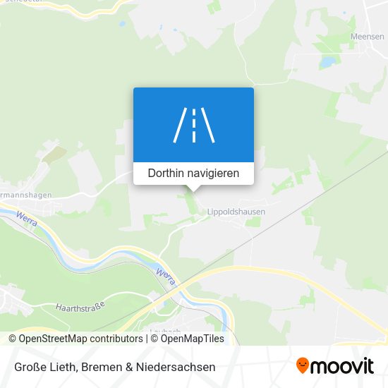 Große Lieth Karte