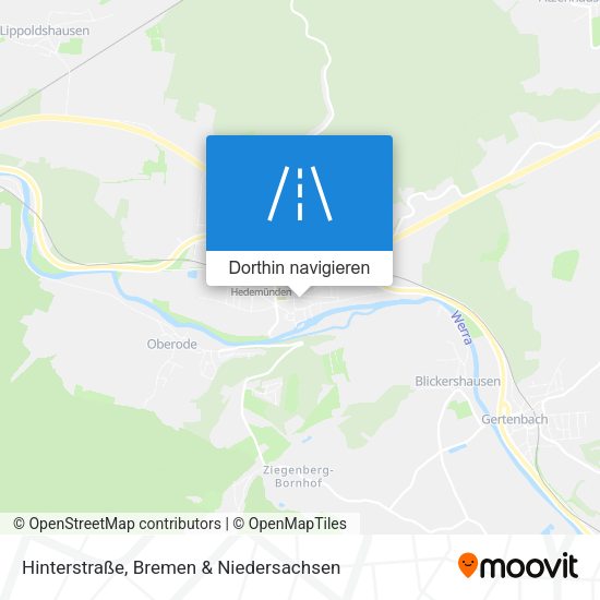 Hinterstraße Karte