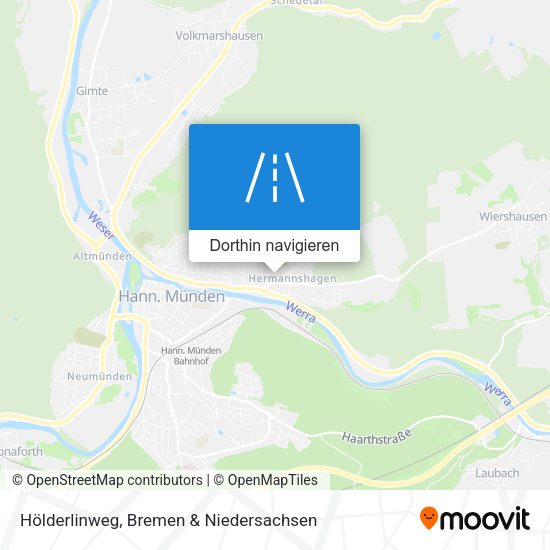 Hölderlinweg Karte