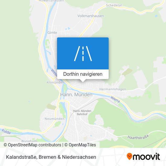 Kalandstraße Karte
