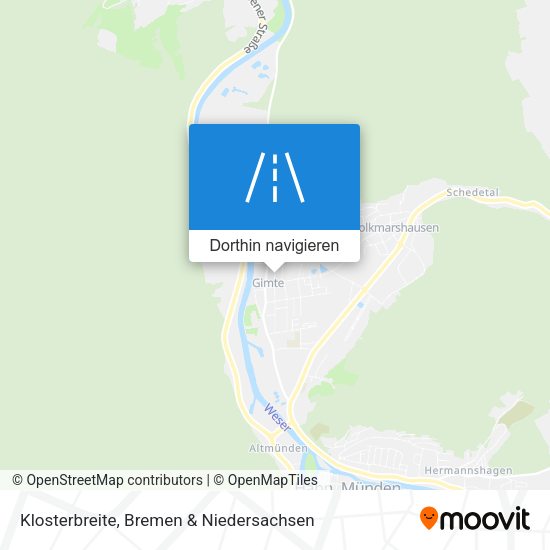 Klosterbreite Karte