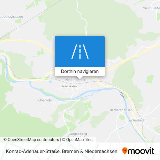Konrad-Adenauer-Straße Karte
