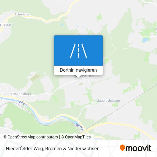 Niederfelder Weg Karte