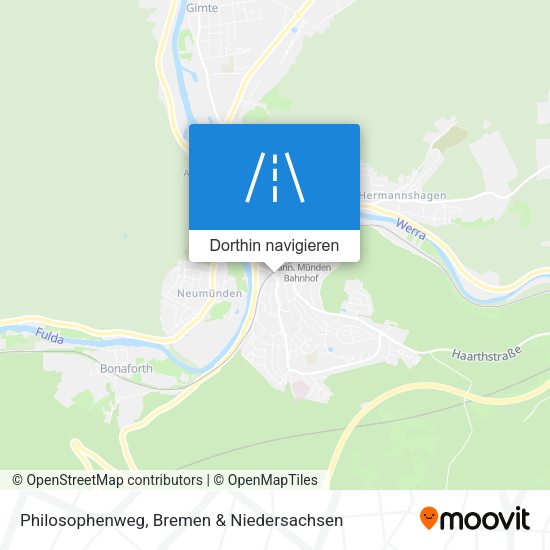 Philosophenweg Karte