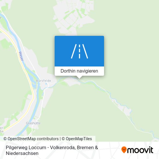 Pilgerweg Loccum - Volkenroda Karte