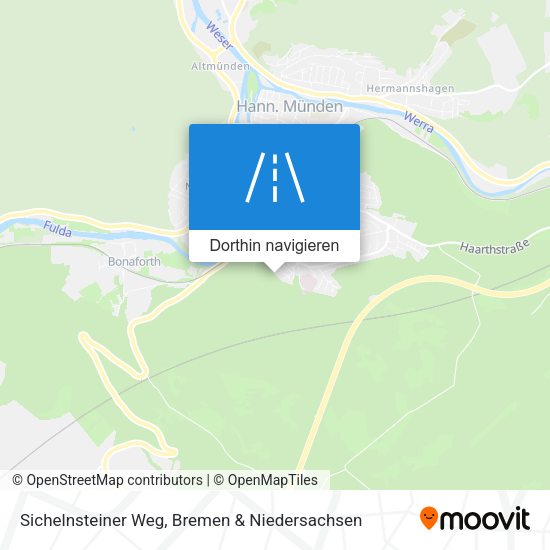 Sichelnsteiner Weg Karte