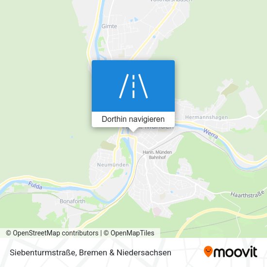 Siebenturmstraße Karte