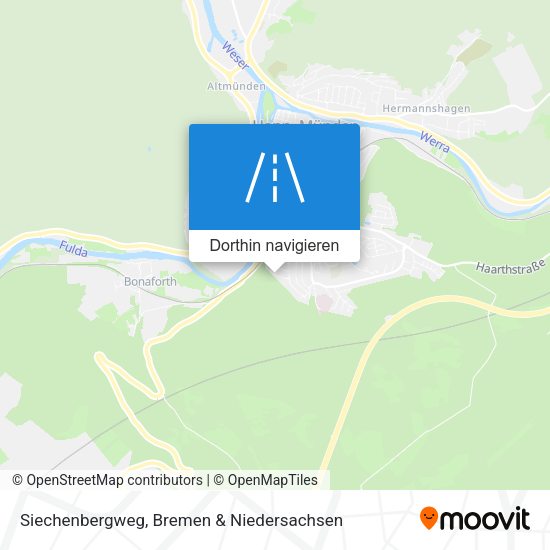Siechenbergweg Karte