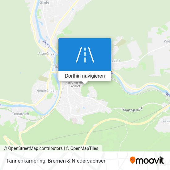 Tannenkampring Karte