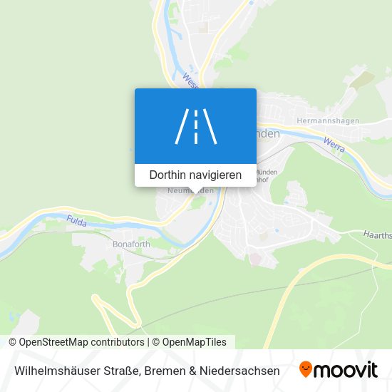 Wilhelmshäuser Straße Karte