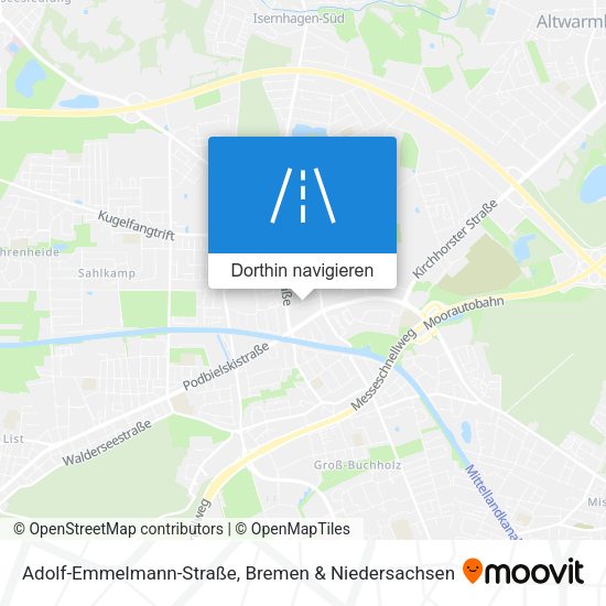 Adolf-Emmelmann-Straße Karte