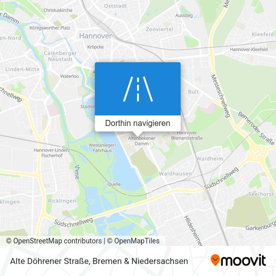 Alte Döhrener Straße Karte