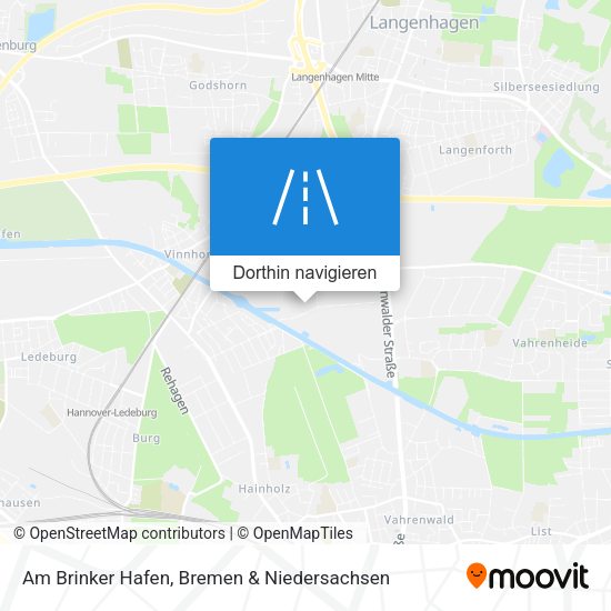Am Brinker Hafen Karte