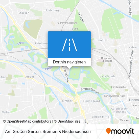Am Großen Garten Karte