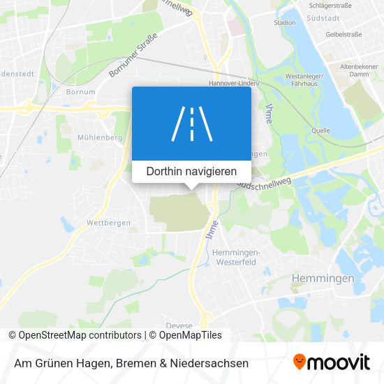 Am Grünen Hagen Karte