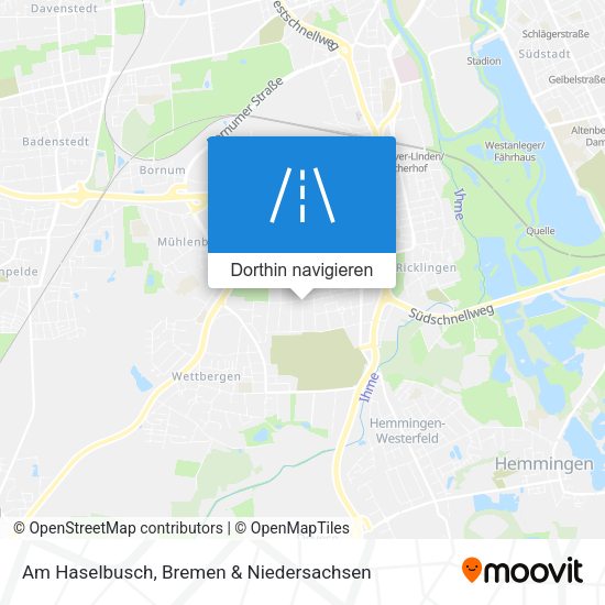 Am Haselbusch Karte