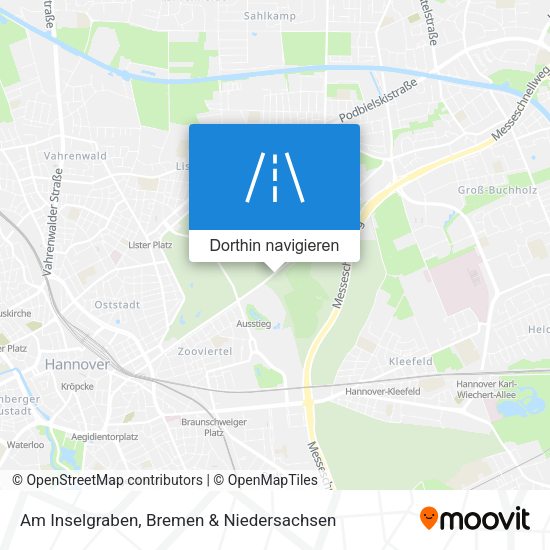 Am Inselgraben Karte