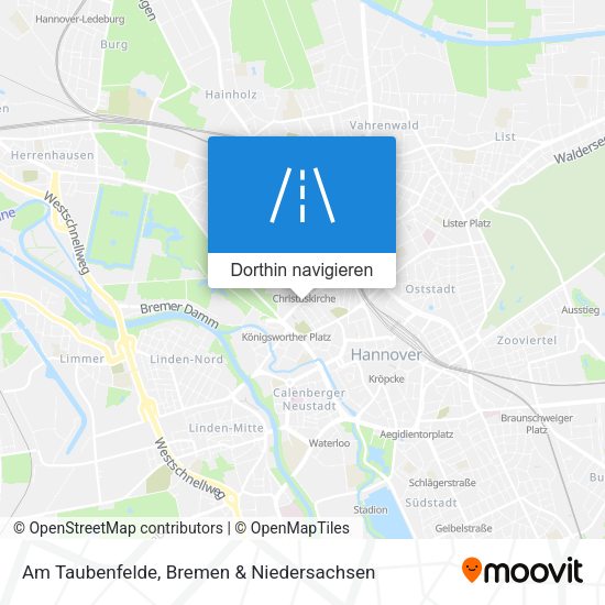 Am Taubenfelde Karte