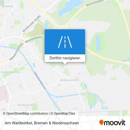 Am Waldwinkel Karte