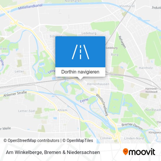 Am Winkelberge Karte