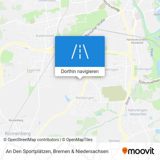 An Den Sportplätzen Karte