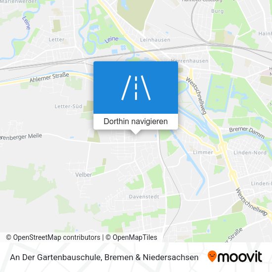 An Der Gartenbauschule Karte
