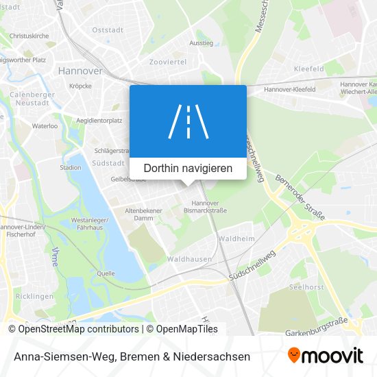Anna-Siemsen-Weg Karte