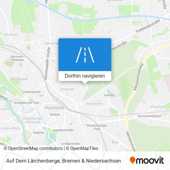 Auf Dem Lärchenberge Karte