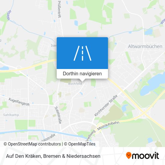 Auf Den Kräken Karte