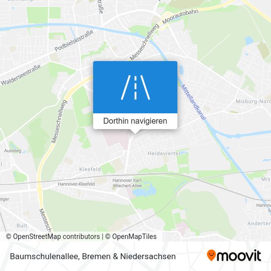 Baumschulenallee Karte