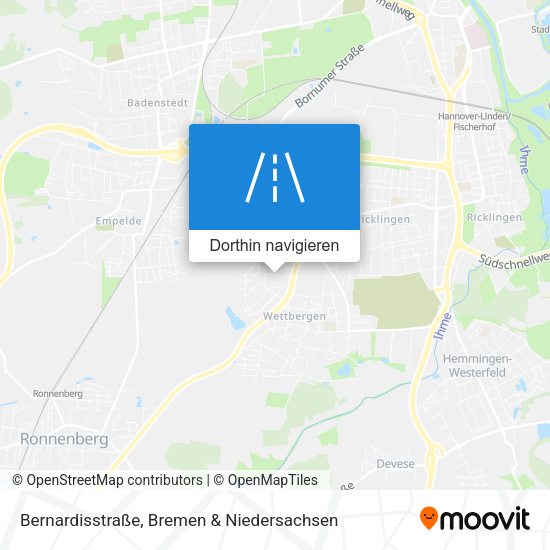 Bernardisstraße Karte