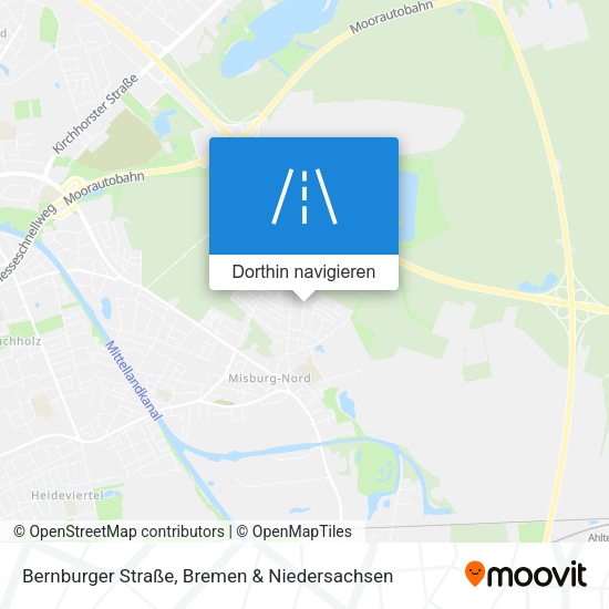 Bernburger Straße Karte