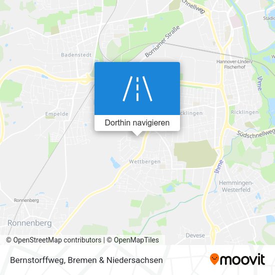 Bernstorffweg Karte