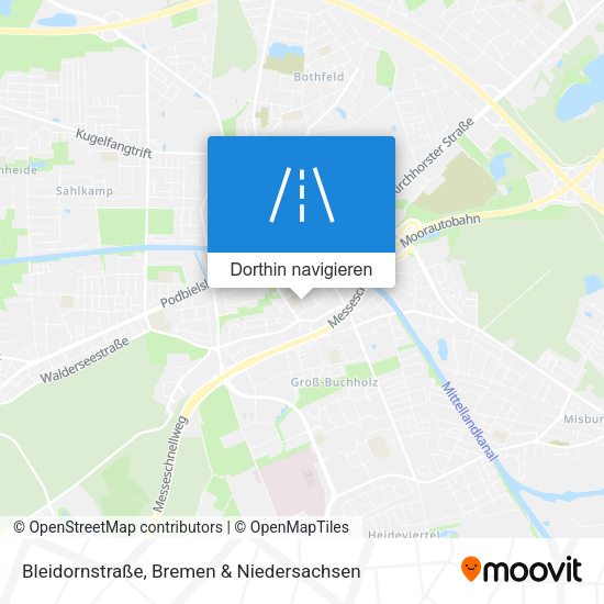 Bleidornstraße Karte