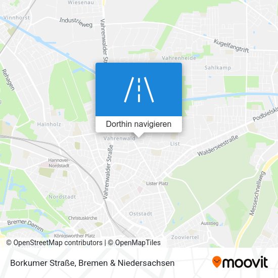 Borkumer Straße Karte