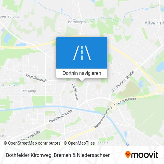 Bothfelder Kirchweg Karte
