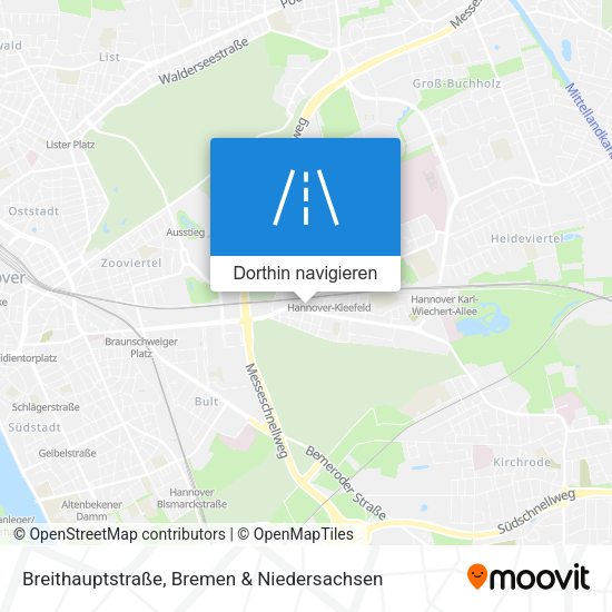 Breithauptstraße Karte