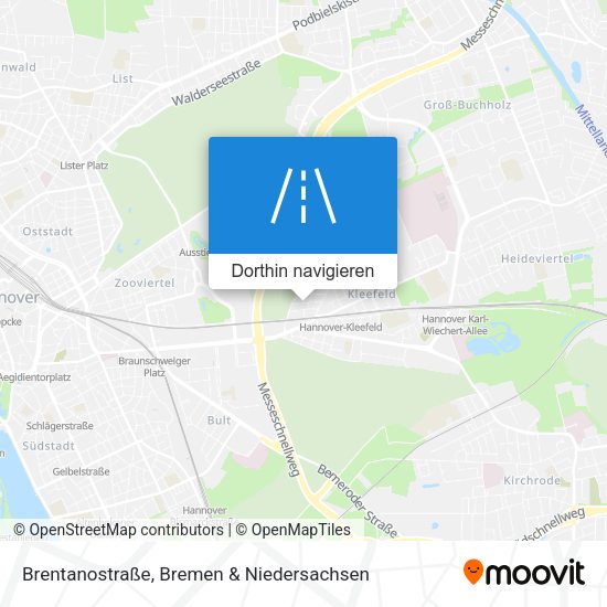 Brentanostraße Karte