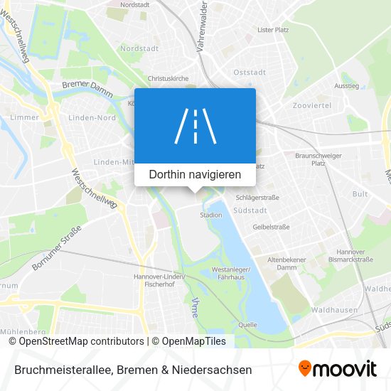 Bruchmeisterallee Karte