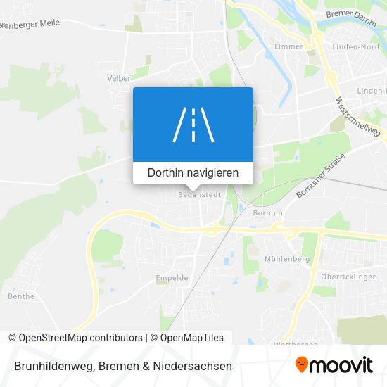 Brunhildenweg Karte