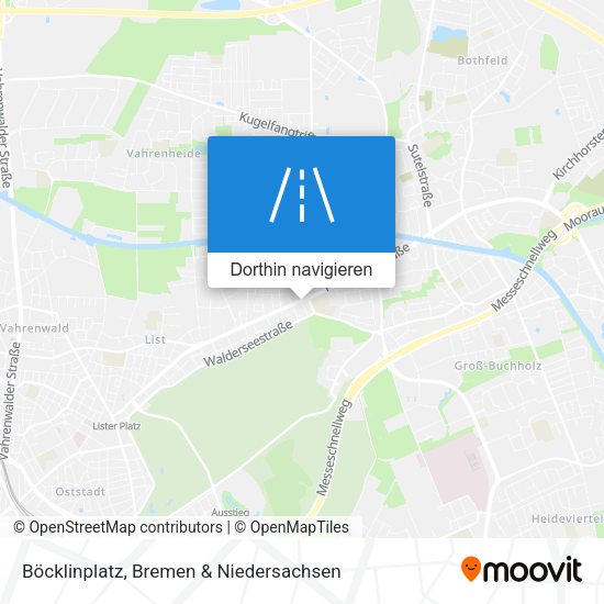 Böcklinplatz Karte