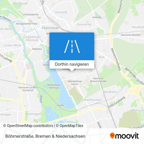 Böhmerstraße Karte