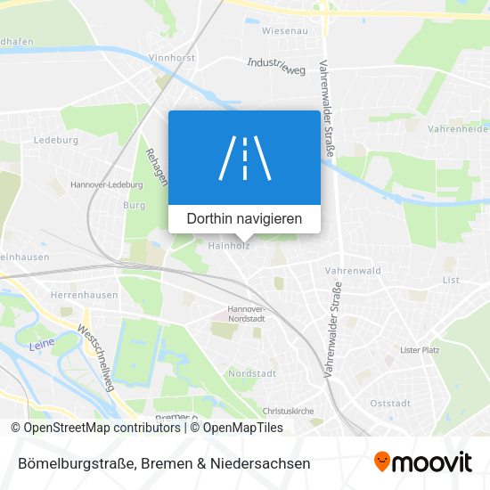 Bömelburgstraße Karte